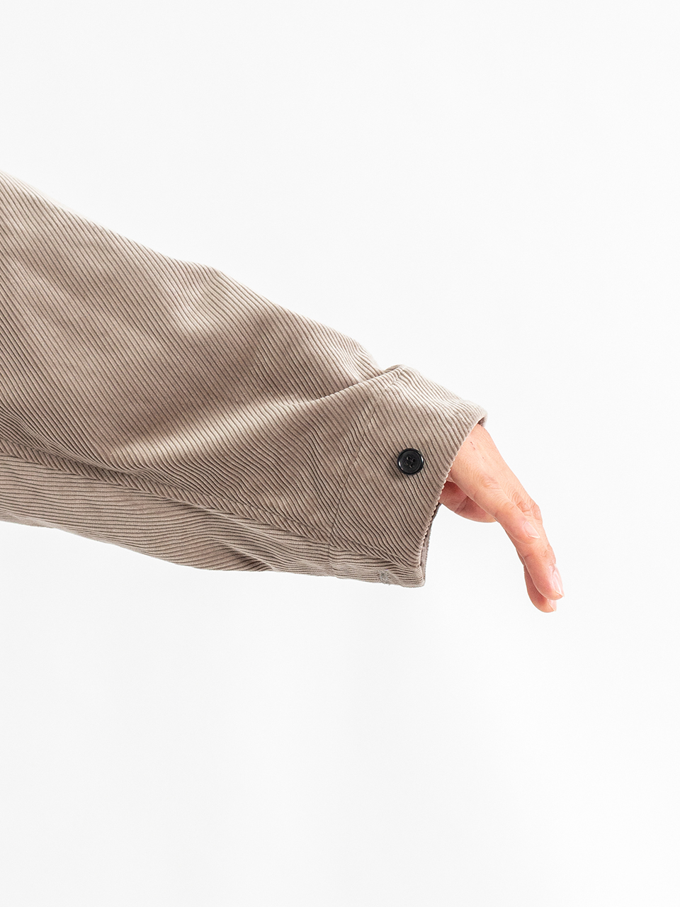 Suvin Corduroy Collarless Jacket-スヴィンコーデュロイカラーレス