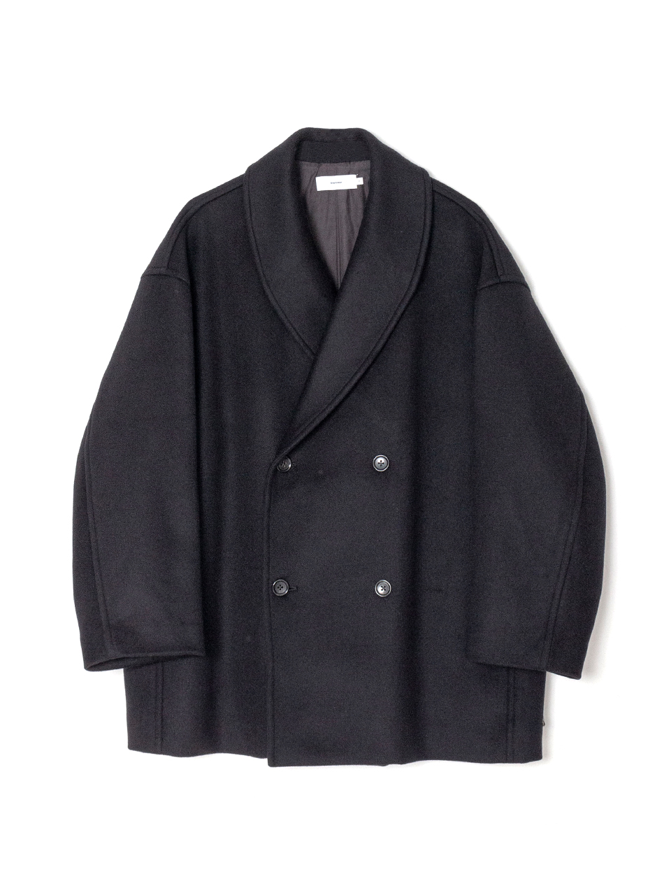 Graphpaper 23AW／ライトメルトンショールカラーコート／サイズ2 Graphpaper (グラフペーパー) Light Melton Shawl Collar Coat