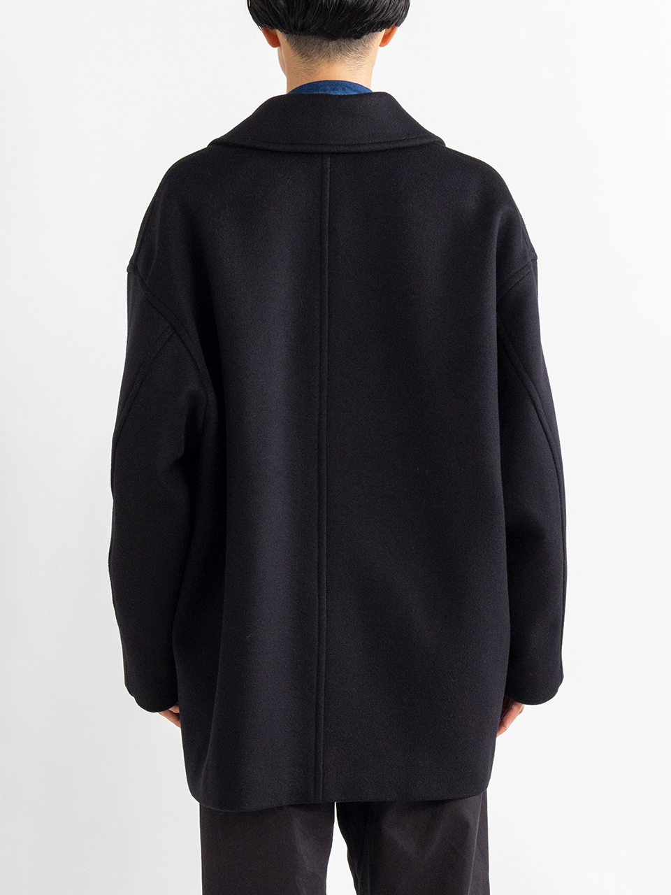 Graphpaper 23AW/ライトメルトンショールカラーコート/サイズ2 Light Melton Shawl Collar Coat-ライトメルトンショールカラー