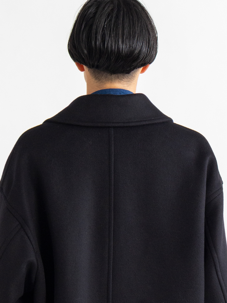 Graphpaper 23AW／ライトメルトンショールカラーコート／サイズ2 Graphpaper 23AW／ライトメルトンショールカラーコート／サイズ2