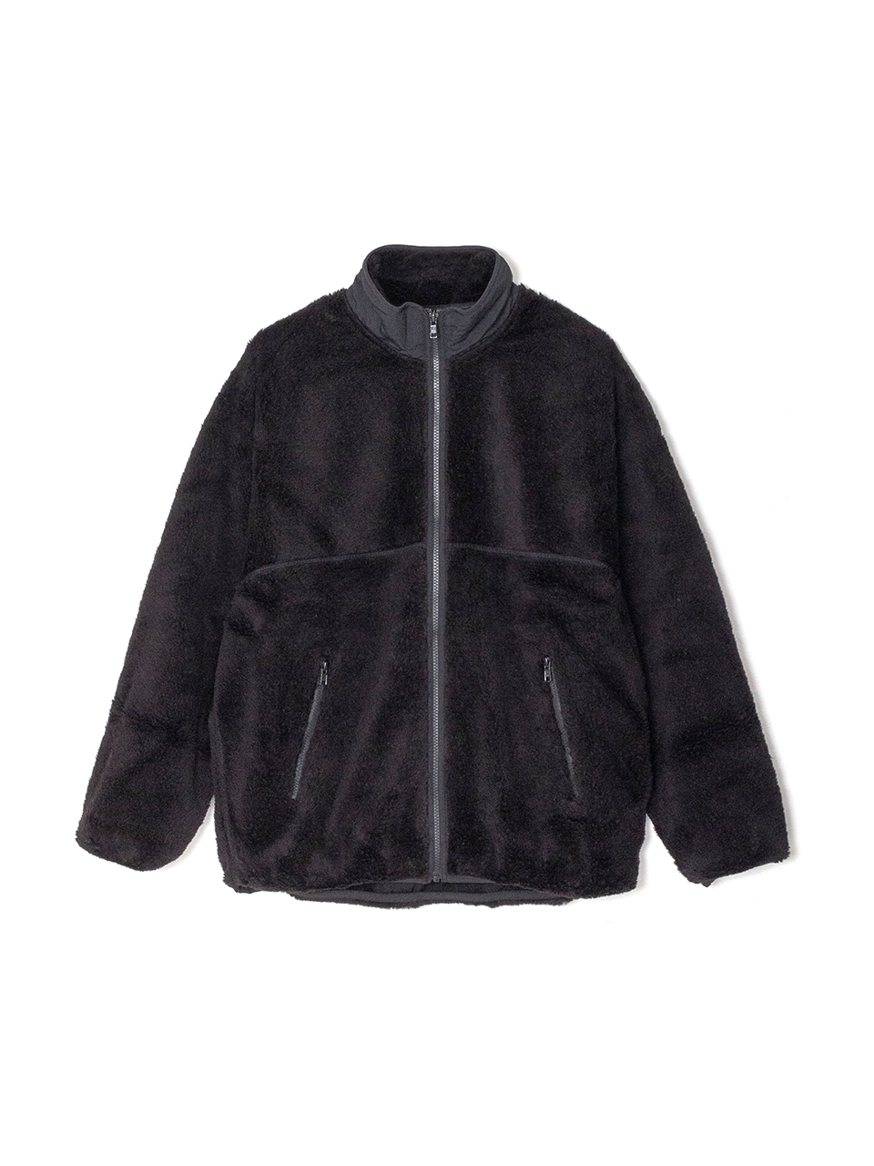 さ　グラフペーパー　ウールボアジャケット Graphpaper - グラフペーパー / WOOL BOA HI-NECK FULL OPEN