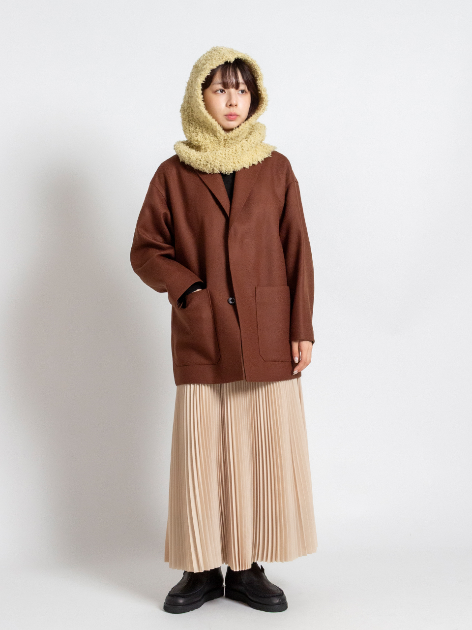 Fur knit balaclava-ファーニットバラクラバ-KIJIMA TAKAYUKI（キジマ