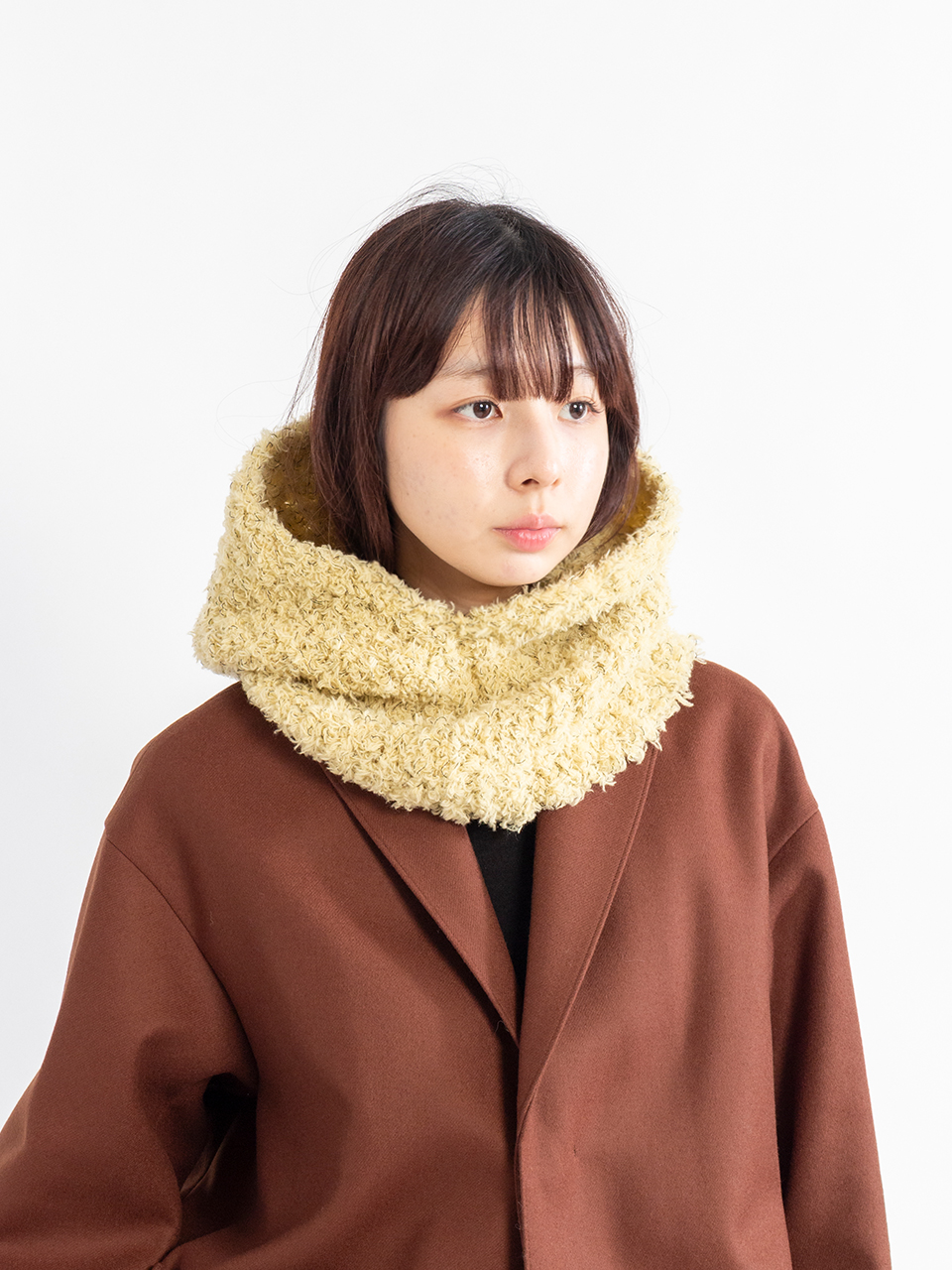 Fur knit balaclava-ファーニットバラクラバ-KIJIMA TAKAYUKI（キジマ