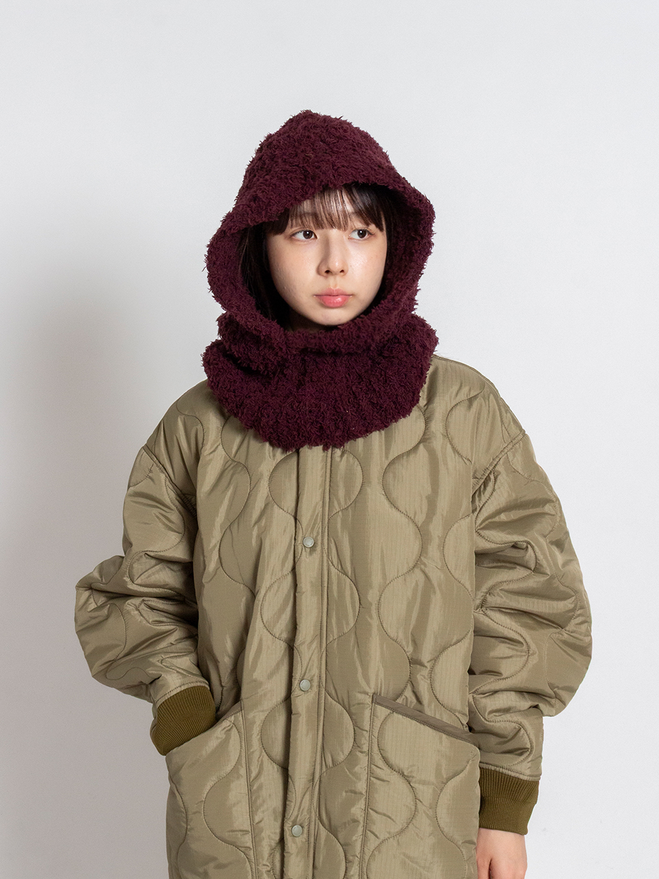 Fur knit balaclava-ファーニットバラクラバ-KIJIMA TAKAYUKI（キジマ