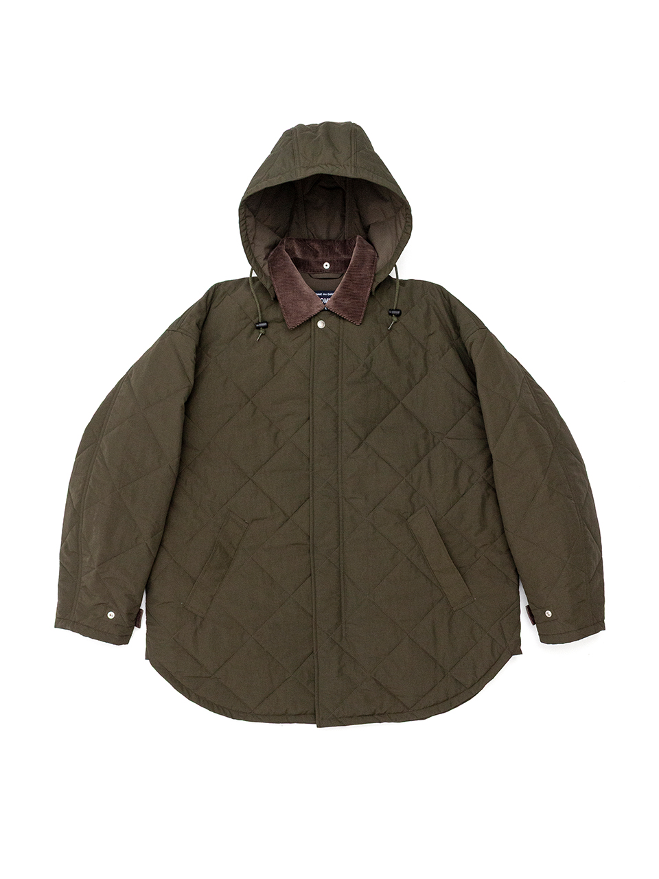 Nylon tussah quilt blouson-ナイロンタッサーキルトブルゾン-COMME