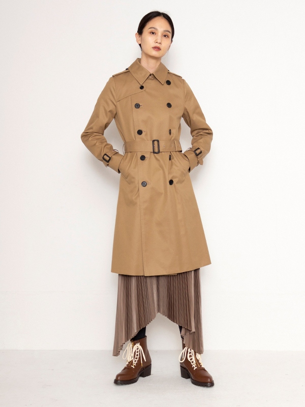 TRENCH COAT/TIGHT FIT-トレンチコート-タイト-HYKE(ハイク)通販| st