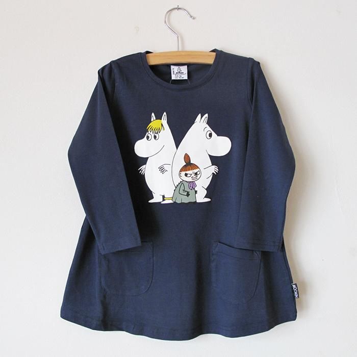 Lindex リンデックス X Moomin ムーミン ミニワンピース 92 北欧ヴィンテージ雑貨 食器 ファブリック Figue フィグ