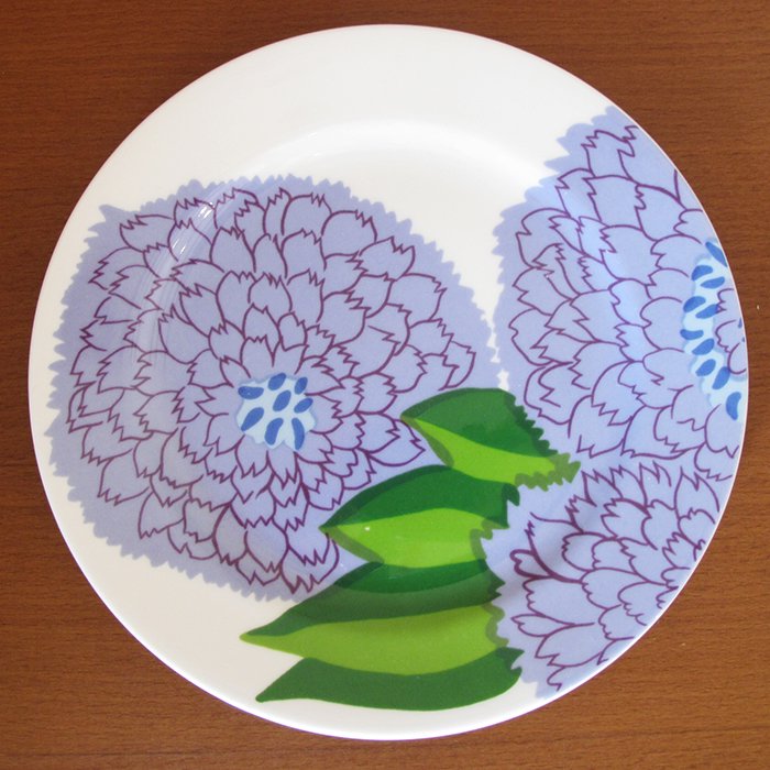 iittala marimekko / イッタラ マリメッコ Primavera /プリマヴェーラ 20cmプレート (パープル) -  北欧ヴィンテージ雑貨 食器 ファブリック Figue(フィグ)