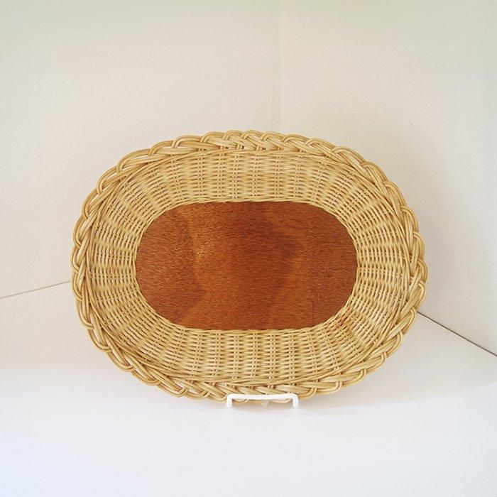 北欧ヴィンテージ雑貨 籐のかご モロッコバスケット