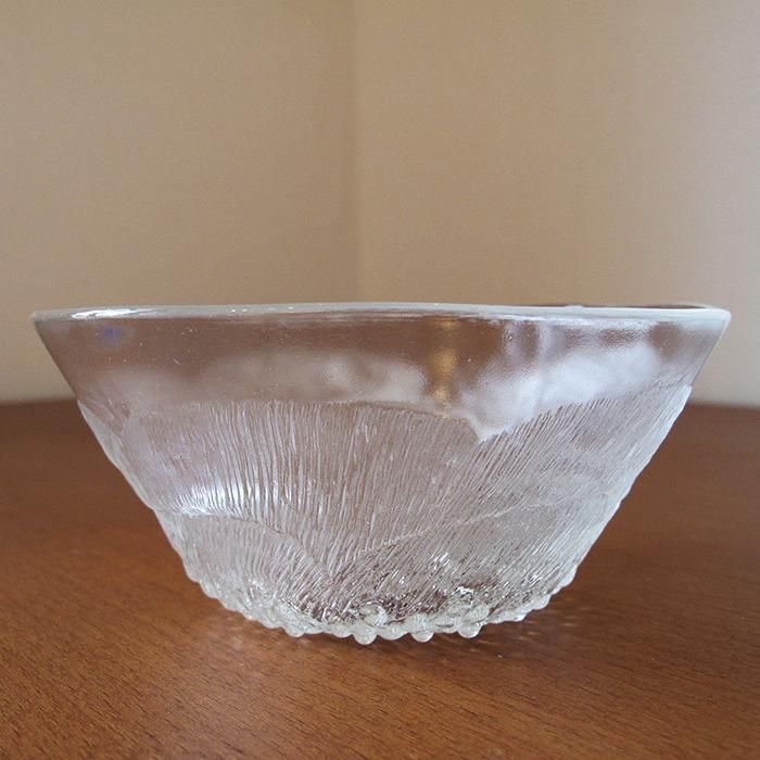 未使用　NUUTAJÄRVI Pioni ガラスボウル ヴィンテージ ARABIA pioni bowl ヌータヤルヴィ ピオニ ヴィンテージ グラス 北欧
