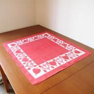 <img class='new_mark_img1' src='https://img.shop-pro.jp/img/new/icons12.gif' style='border:none;display:inline;margin:0px;padding:0px;width:auto;' />クリスマスのテーブルクロス /68×60.5【クリックポストOK】北欧ヴィンテージテキスタイル