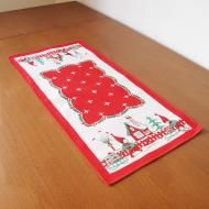 <img class='new_mark_img1' src='https://img.shop-pro.jp/img/new/icons12.gif' style='border:none;display:inline;margin:0px;padding:0px;width:auto;' />クリスマスのテーブルランナー /51.7x25【クリックポストOK!】北欧ヴィンテージファブリック