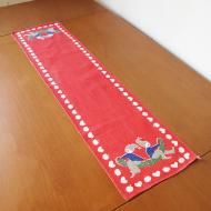 <img class='new_mark_img1' src='https://img.shop-pro.jp/img/new/icons12.gif' style='border:none;display:inline;margin:0px;padding:0px;width:auto;' />クリスマスのテーブルランナー /80.5x20.4【クリックポストOK!】北欧ヴィンテージファブリック