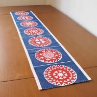 <img class='new_mark_img1' src='https://img.shop-pro.jp/img/new/icons12.gif' style='border:none;display:inline;margin:0px;padding:0px;width:auto;' />クリスマスのテーブルランナー /92.7x20【クリックポストOK!】北欧ヴィンテージファブリック