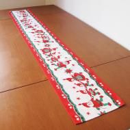 <img class='new_mark_img1' src='https://img.shop-pro.jp/img/new/icons12.gif' style='border:none;display:inline;margin:0px;padding:0px;width:auto;' />クリスマスのテーブルランナー /122.2x20【クリックポストOK!】北欧ヴィンテージファブリック