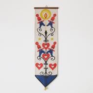 <img class='new_mark_img1' src='https://img.shop-pro.jp/img/new/icons12.gif' style='border:none;display:inline;margin:0px;padding:0px;width:auto;' />FROSO / フローソ クリスマスのプリントタペストリー /20x68.5