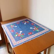 <img class='new_mark_img1' src='https://img.shop-pro.jp/img/new/icons12.gif' style='border:none;display:inline;margin:0px;padding:0px;width:auto;' />クリスマスのテーブルクロス /90.9×82【クリックポストOK】北欧ヴィンテージテキスタイル