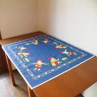 <img class='new_mark_img1' src='https://img.shop-pro.jp/img/new/icons12.gif' style='border:none;display:inline;margin:0px;padding:0px;width:auto;' />クリスマスのテーブルクロス /92×82【クリックポストOK】北欧ヴィンテージテキスタイル