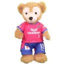 ダッフィー 服 Sサイズ 大阪の2017年ピンク色のユニフォーム風 ダッフィーのコスプレ服 衣装 サッカー 番号ネーム指定可