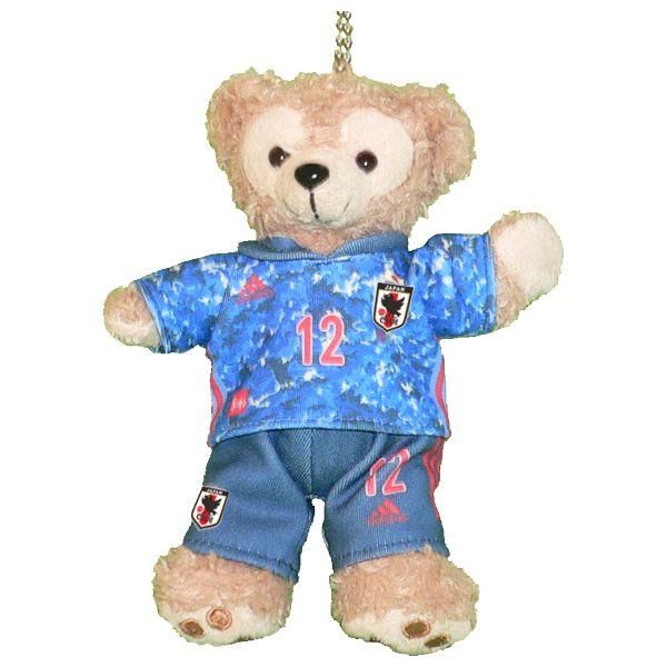 ダッフィー ぬいぐるみの服 サッカー日本代表 21年 ユニフォーム風 ぬいバサイズ用 ダッフィーぬいぐるみバッジ用のコスプレ服 ダッフィー ぬいぐるみの服 サッカー日本代表 21年 ユニフォーム風 ぬいバサイズ用 ダッフィーぬいぐるみバッジ用のコスプレ服