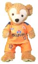 ダッフィー コスチューム Sサイズ 静岡のチームユニフォーム風 ダッフィーのコスプレ服 衣装 サッカー 番号ネーム指定可