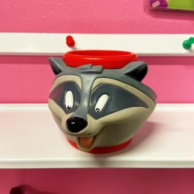 Disney Plastic Face Mug ディズニー プラスチック フェイスマグカップ Pocahontas Meeko ポカホンタス ミーコ Boosmarket