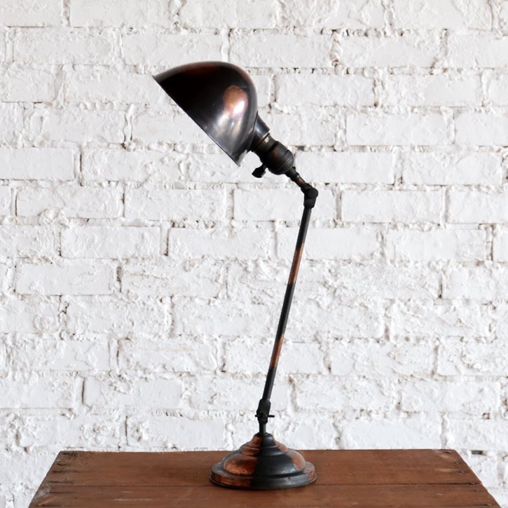 FARIES DESK LAMP. JAPANNED | Another Life ― ANTIQUE FURNITURE＆NEW