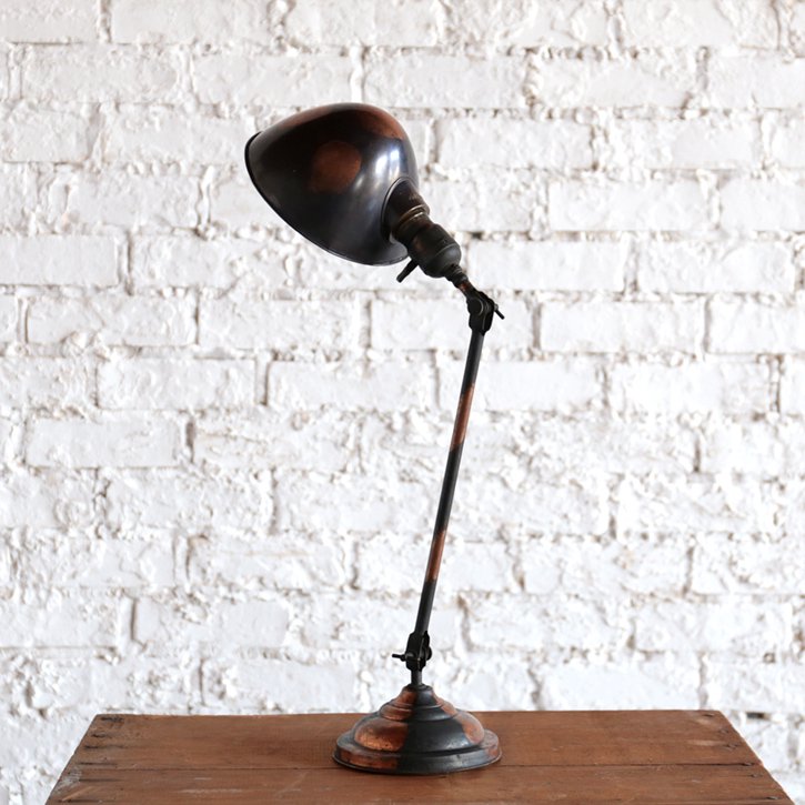 FARIES DESK LAMP. JAPANNED | Another Life ― ANTIQUE FURNITURE＆NEW 