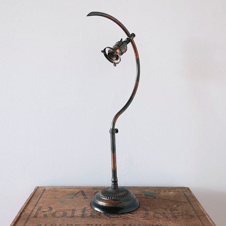 FARIES DESK LAMP JAPANNED | Another Life ― ANTIQUE FURNITURE＆NEW 