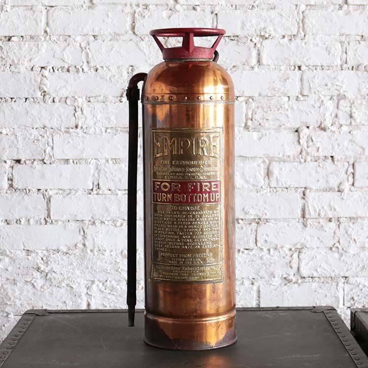 ヴィンテージ真鍮消火器FIREEXTINGUISHER 　アンティーク ヴィンテージ真鍮消火器FIREEXTINGUISHER アンティーク