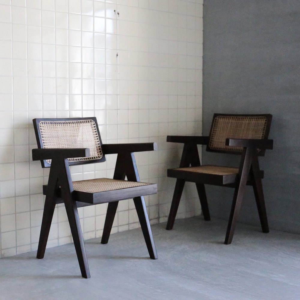 V-leg Office Chair] ピエールジャンヌレ PierreJeanneret リプロダクト | Another Life ―  ANTIQUE FURNITURE＆NEW FURNITURE