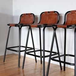 <img class='new_mark_img1' src='https://img.shop-pro.jp/img/new/icons47.gif' style='border:none;display:inline;margin:0px;padding:0px;width:auto;' />LEATHER BAR CHAIR (BLACK)