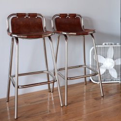 <img class='new_mark_img1' src='https://img.shop-pro.jp/img/new/icons57.gif' style='border:none;display:inline;margin:0px;padding:0px;width:auto;' />LEATHER BAR CHAIR (SILVER)
