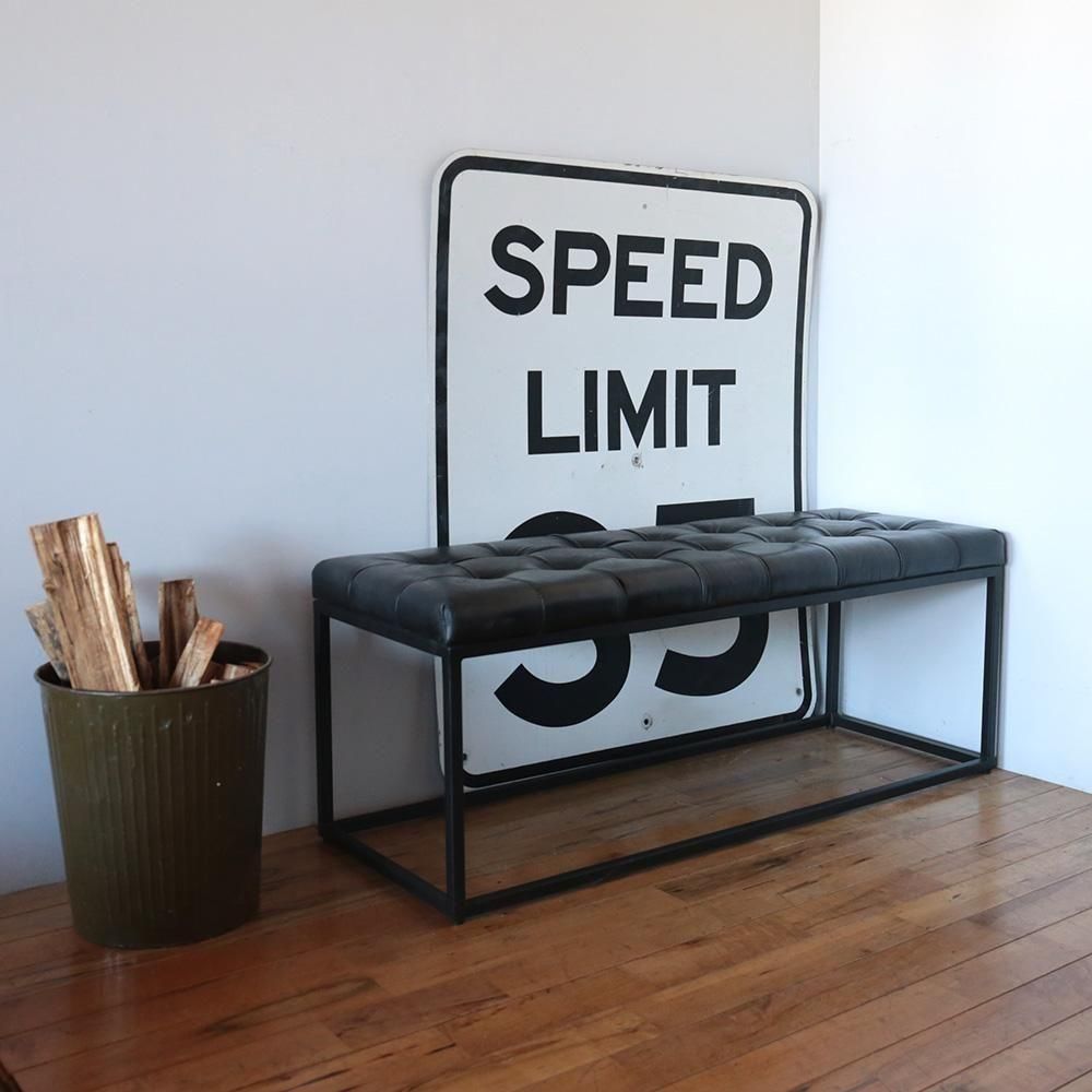 LEATHER BENCH | Another Life ― ANTIQUE FURNITURE＆NEW FURNITURE