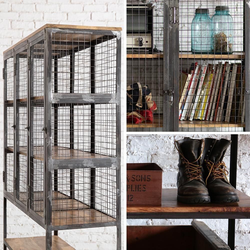 IRON DISPLAY CABINET L | Another Life ― ANTIQUE FURNITURE＆NEW