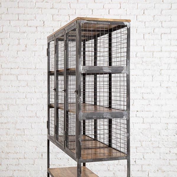 IRON DISPLAY CABINET L | Another Life ― ANTIQUE