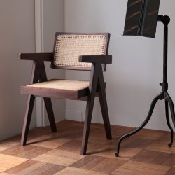 V-leg Office ChairBurma Teak