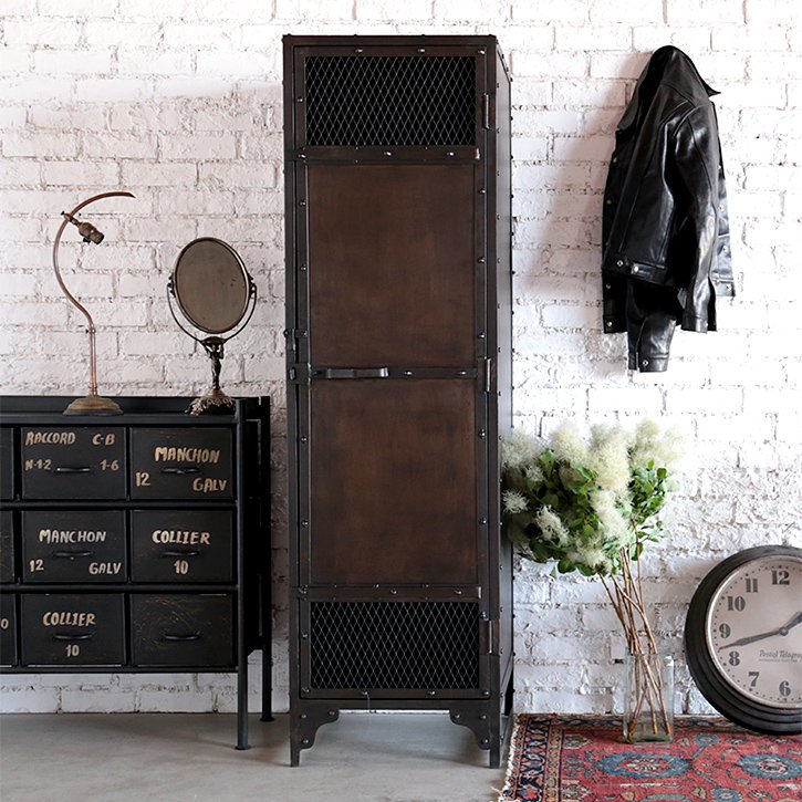 IRON STANDARD LOCKER | Another Life ― ANTIQUE FURNITURE＆NEW FURNITURE