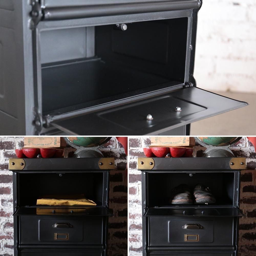 IRON POSTAL CABINET S | Another Life ― ANTIQUE FURNITURE＆NEW
