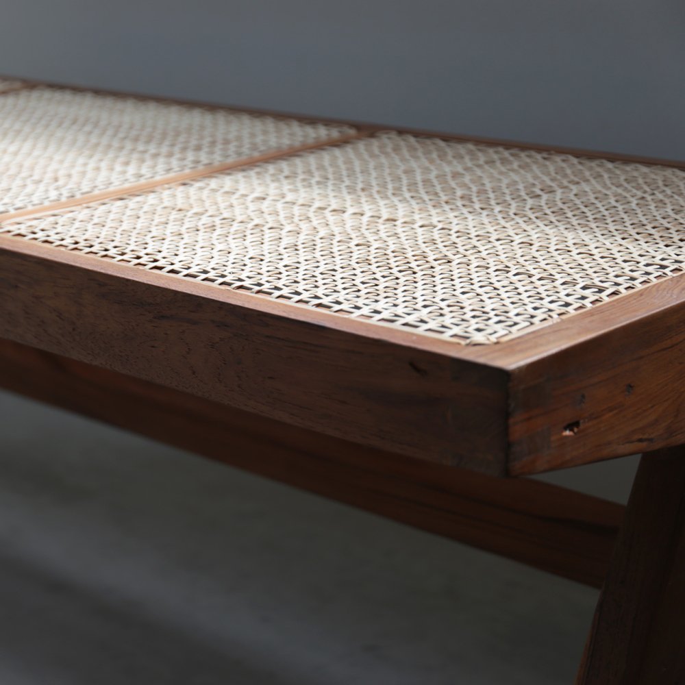 Bench（Burma Teak）] ピエールジャンヌレ PierreJeanneret リプロダクト | Another Life ―  ANTIQUE FURNITURE＆NEW FURNITURE