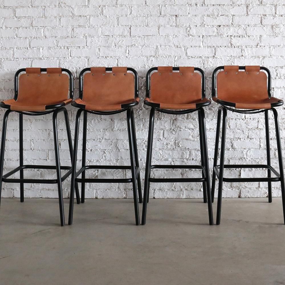 シャルロットペリアン Charlotte Perriand レザルクレザーチェア stoop | Les arcs Chair in Leather and Steel by Charlotte