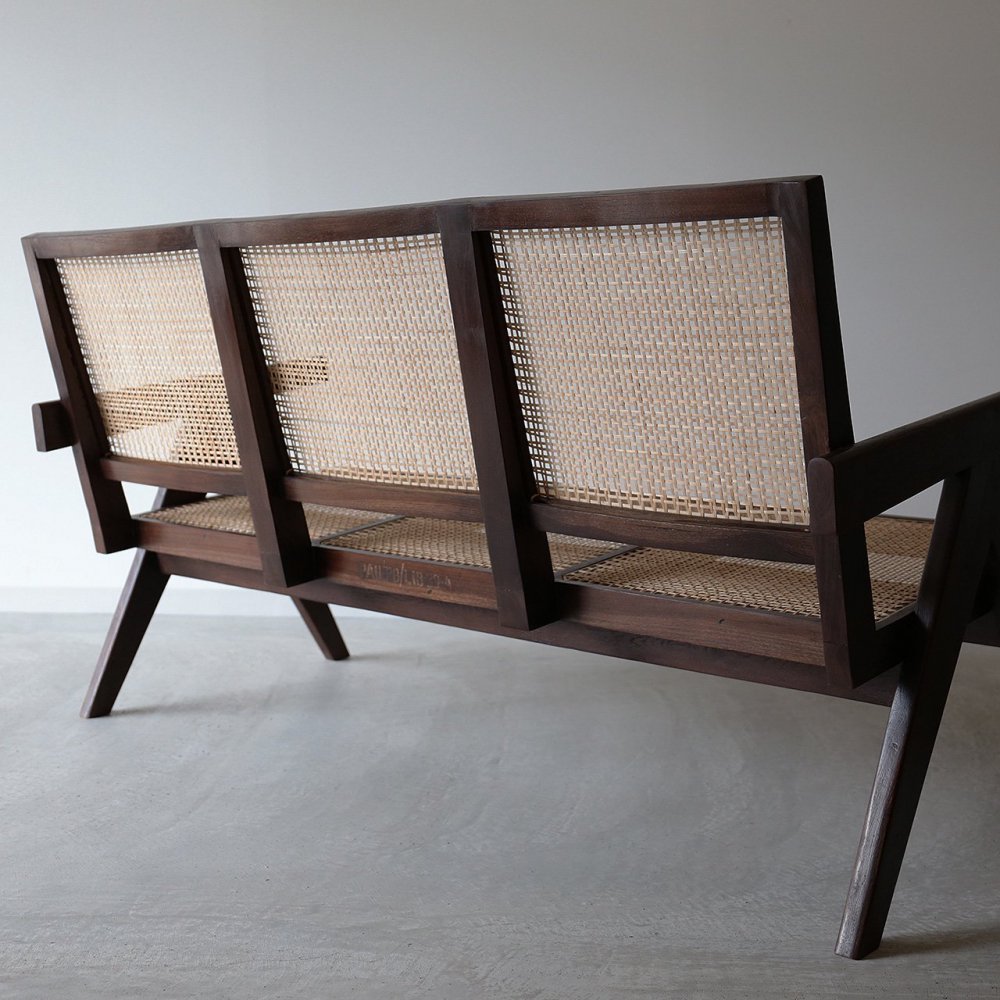 Three Seats Easy Chair（Burma Teak）] ピエールジャンヌレ PierreJeanneret リプロダクト |  Another Life ― ANTIQUE FURNITURE＆NEW FURNITURE