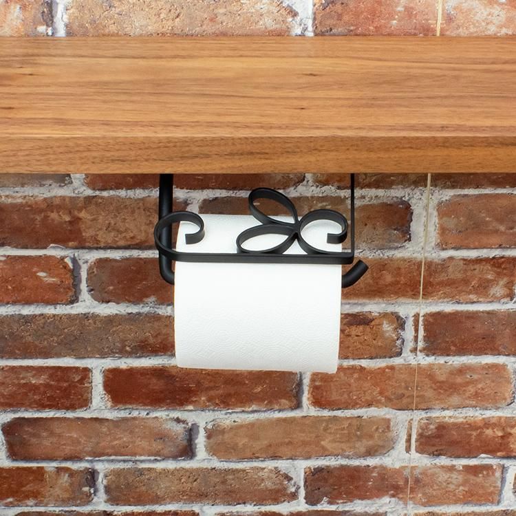 アイアン調トイレットペーパーホルダー(リーフ) 楽天市場】トイレットペーパーホルダー おしゃれ アイアン