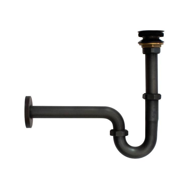 手洗器用Pトラップ（25mm） ブロンズ | シルバー - といれたす-トイレ