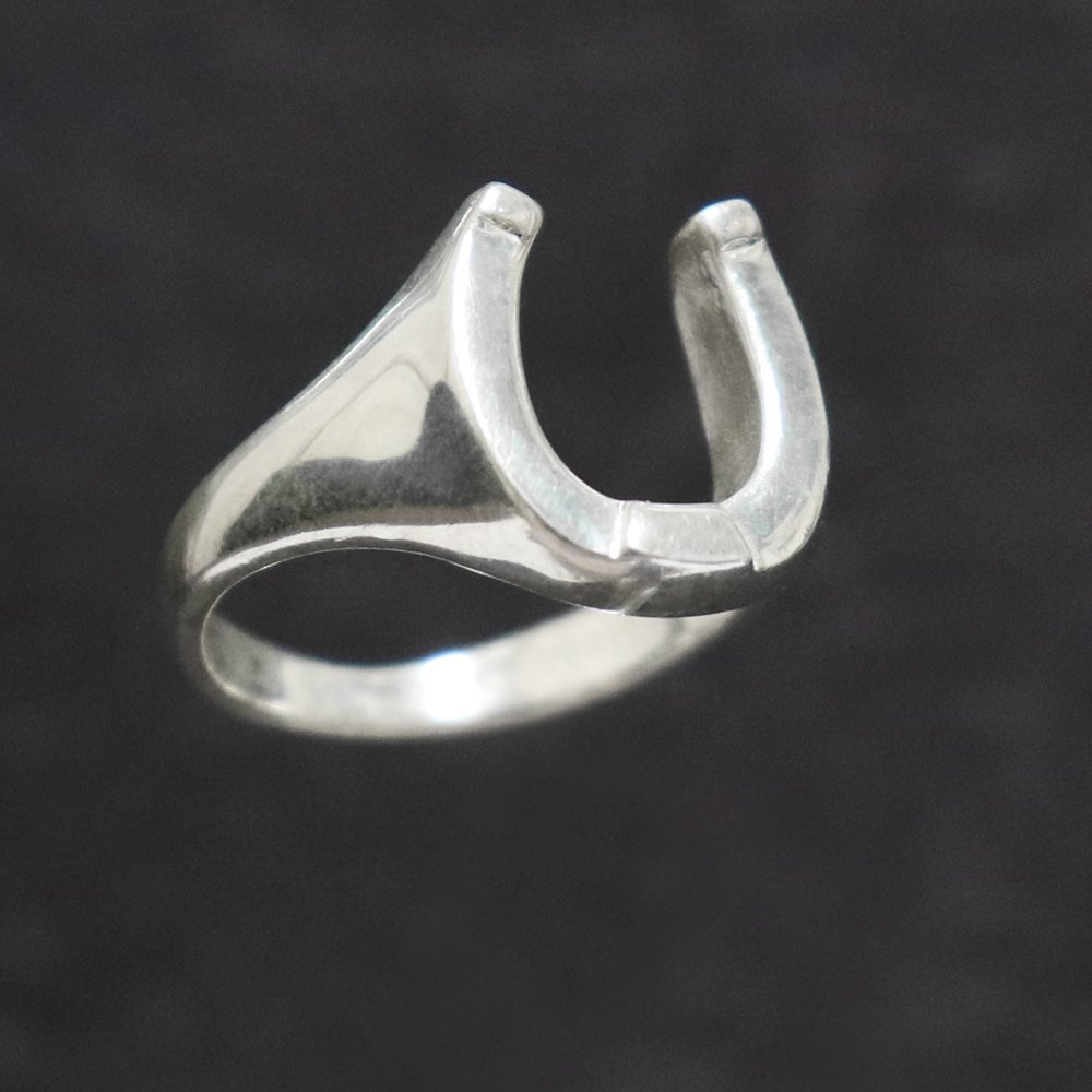 Vintage Silver 925 Horseshoe Lucky Ring ｜ ホースシューリング 