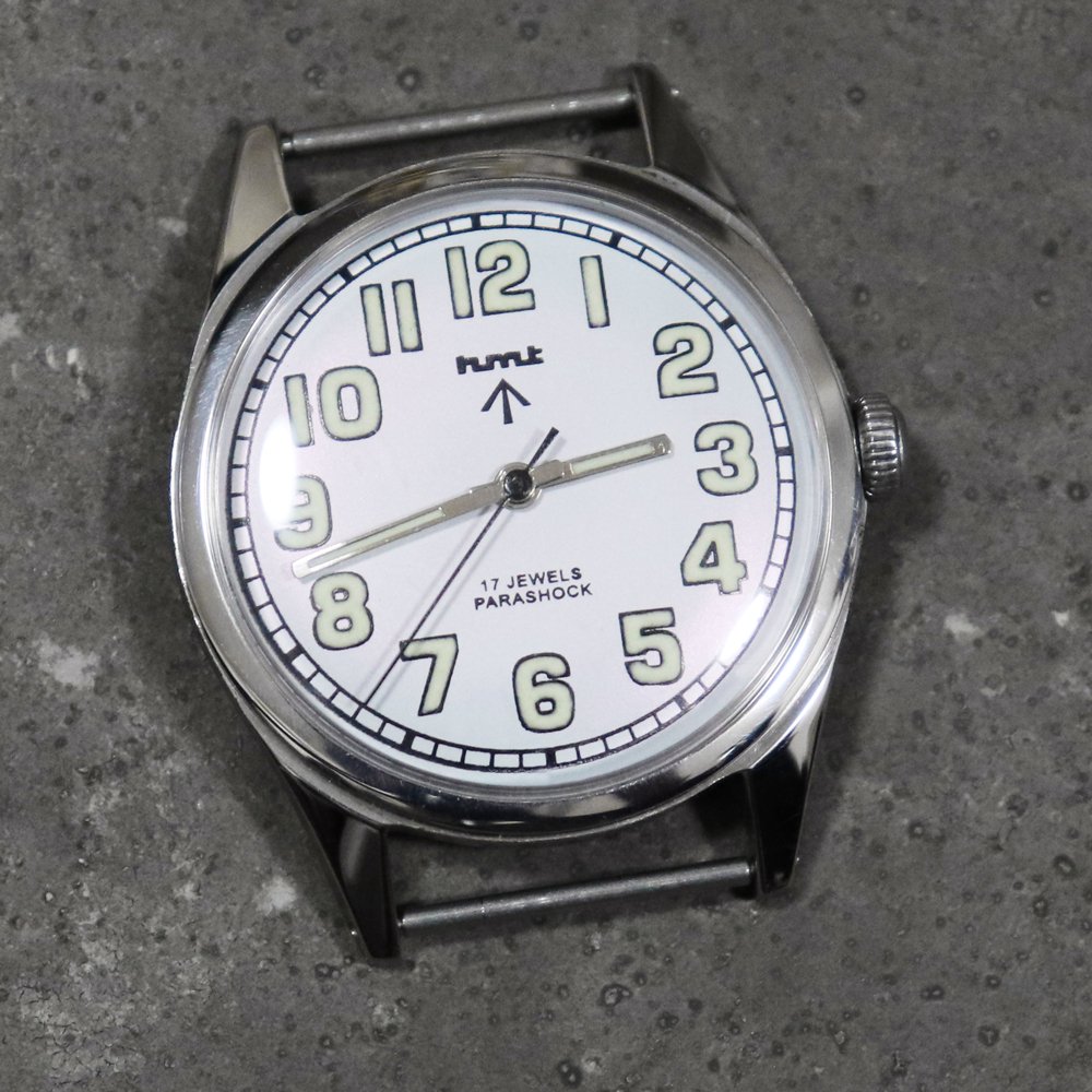 Dead Stock】Vintage 1980's HMT British Army Military Watch -White 
