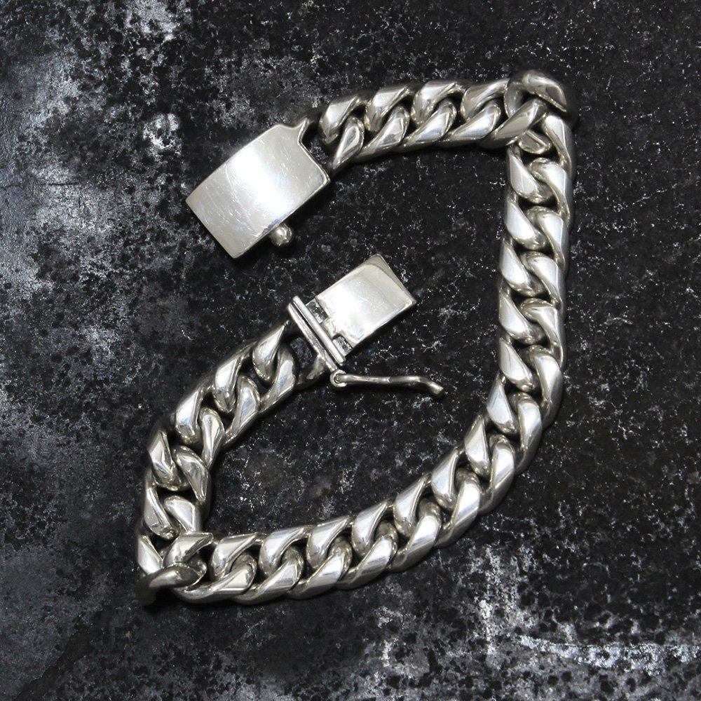 Taxco Mexican Curb Chain Bracelet -10mm wide- ｜ タスコメキシカン 
