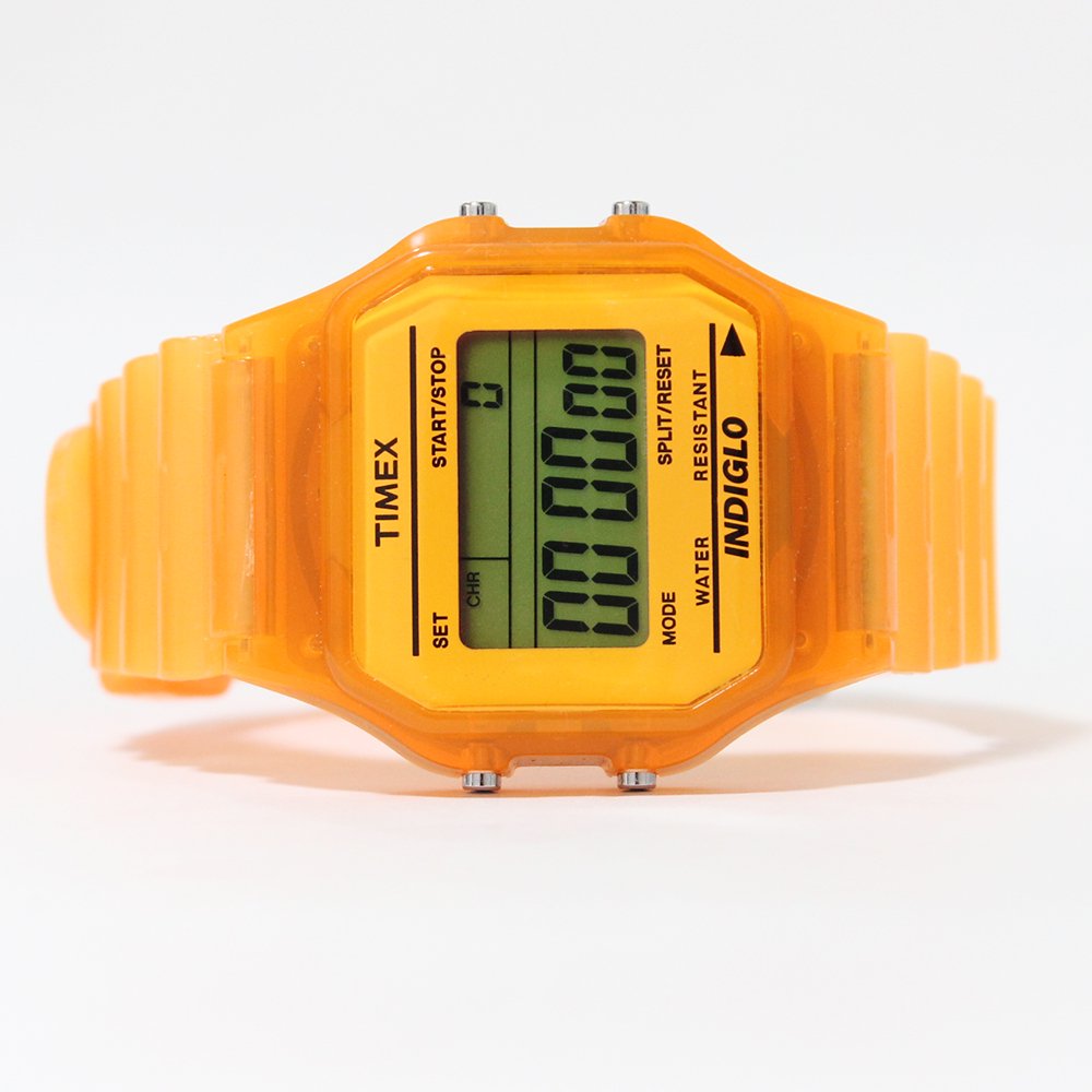 TIMEX Classic Digital Watch -Neon Orange-｜タイメックスデジタル