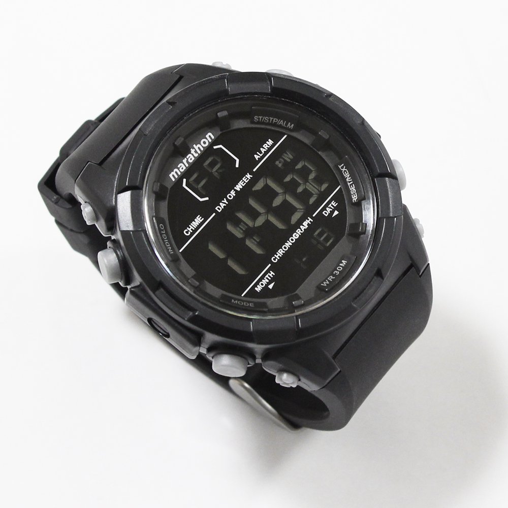 海外最新 腕時計 タイメックス レディース Timex TW5K84800 Digital Mid Marathon Black