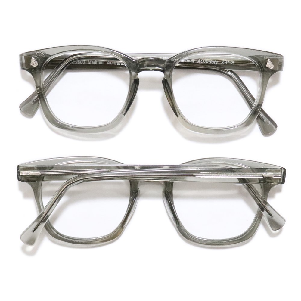 Vintage 1980's American Optical Safety Glasses -Gray Smoke 
